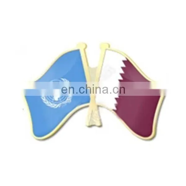 Qatar Flag nation day metal material Printing tin button badge