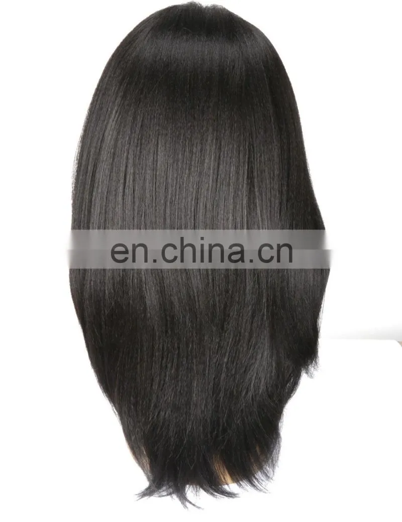 Guangzhou brazilian hair preplucked jewish wig