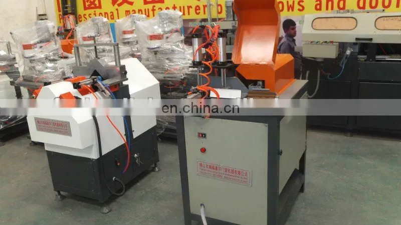 Two Head Sawing Of Aluminum Doors And Windows