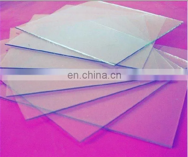 HOT SALE 1.0 MM 1.5MM 1.6MM 1.7MM THIN THICKNESS GLASS SHEET PRICE M2