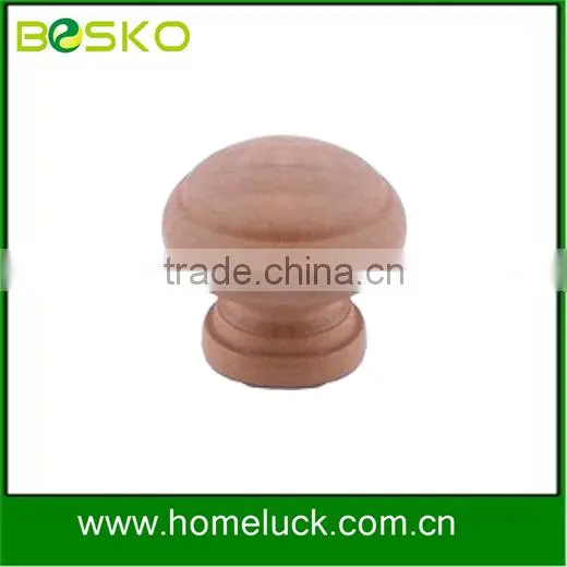 High quality mushroom wood knobs kitchen knobs and pulls factory