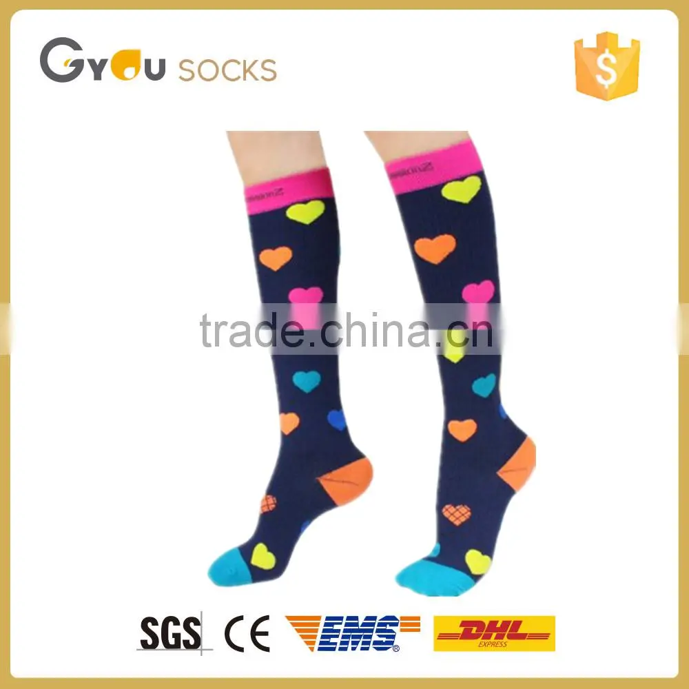 Compression Socks (Fun Patterns 20-30mmHg) Men & Women Running Casual Socks by Compression