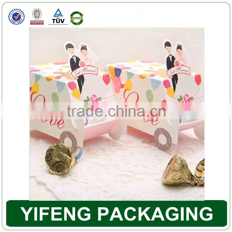 Customized small paper gift box wedding favor box Indian wedding gift box