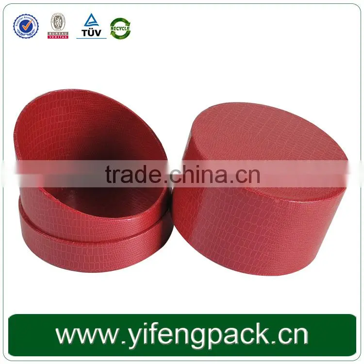 Custom design large round plain cardboard gift boxes wholesale Guangzhou Yifeng