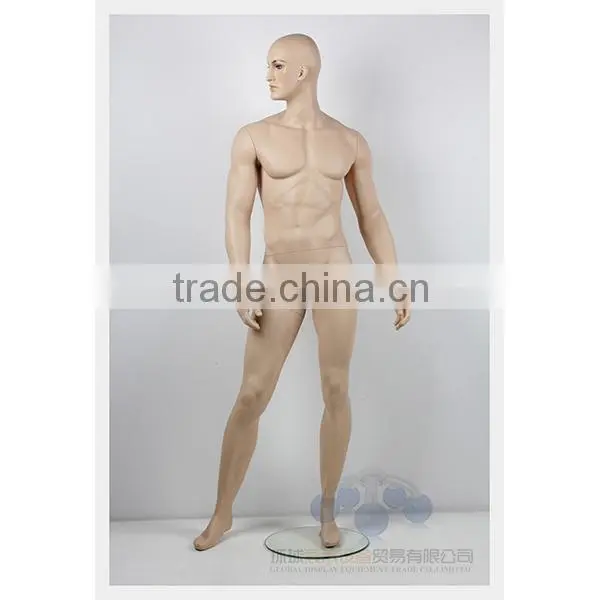 Factory price fiberglass skin color male mannequin on sale