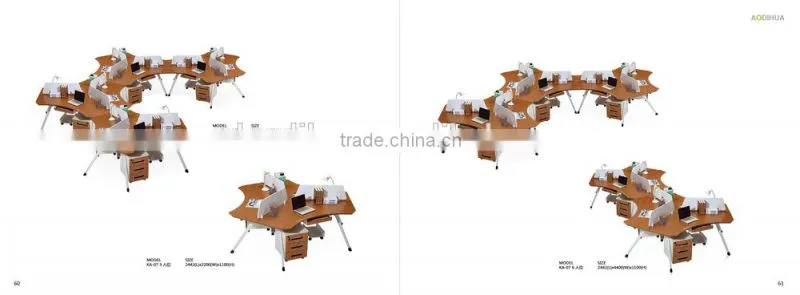 New design modular workstation/two people workstation/office furniture workstation KA-09