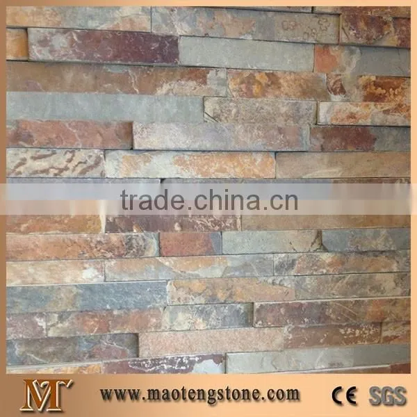 Popular Natural Slate Stone Exterior Wall Cladding