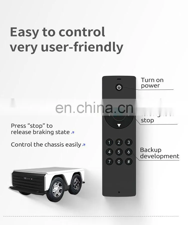 High speed customized 30km/h unmanned inspection vehicle UGV-11 unmanned delivery robot with 200kg payload