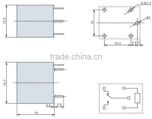 JZC-8FA(4181) Miniature Relay-PCB Relay