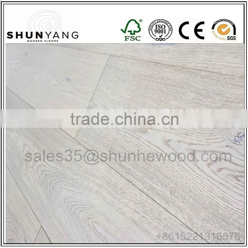 Oiled and Lacquered 18mm Oak Engineered Wood Floor Manufacture