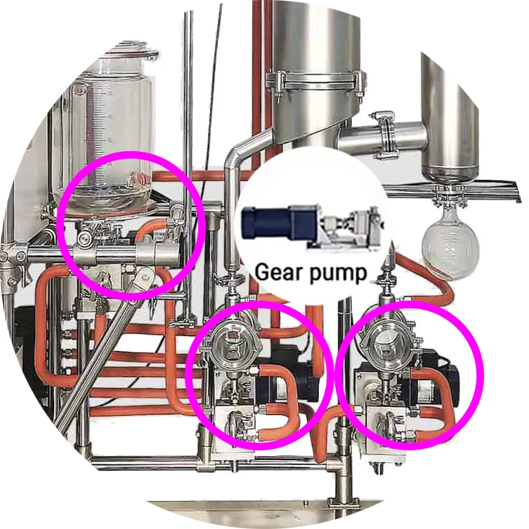 Short Path Wiped Film Systems Plant New Material Distill Oil Fractional Molecular Distillation Vacuum Distillation
