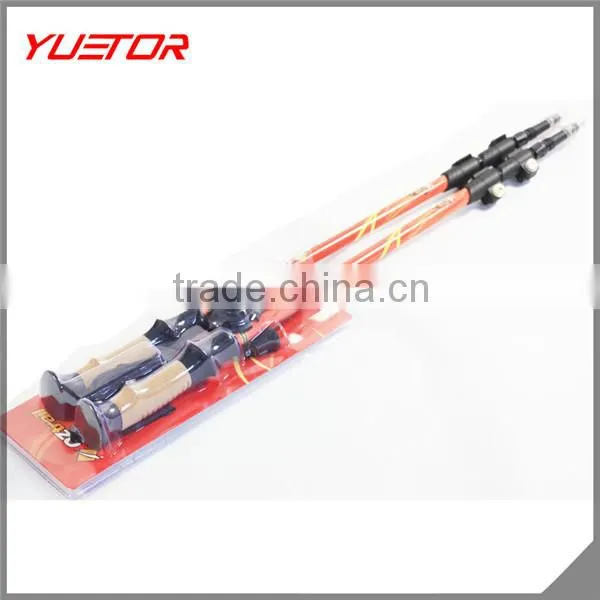 Cork Handle Material and Carbon Fiber Shaft Material carbon fiber telescopic trekking pole