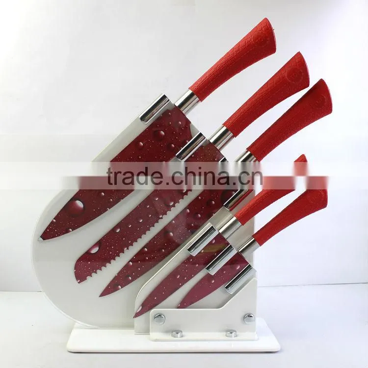 5pcs stainless steel flower printing knife