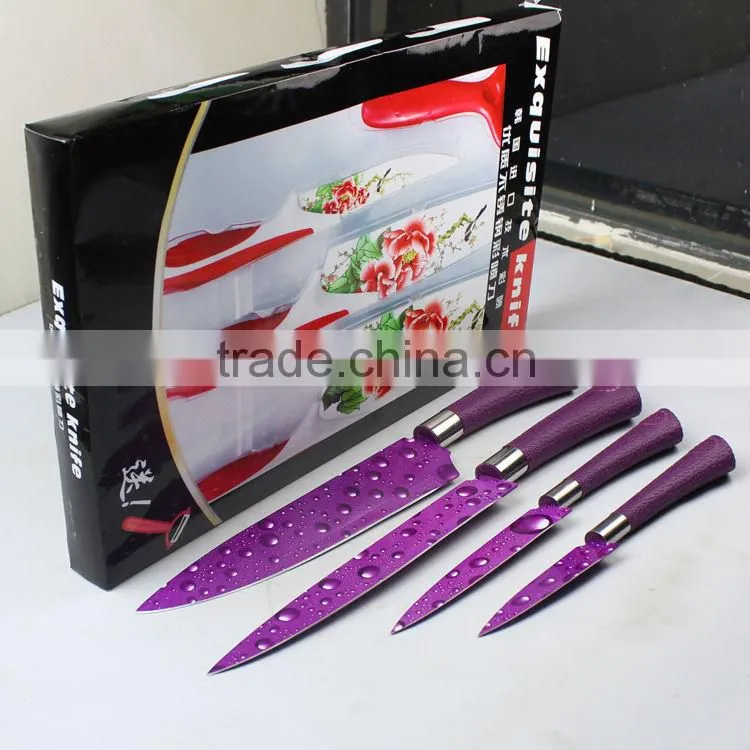 Non-stick printing knife set