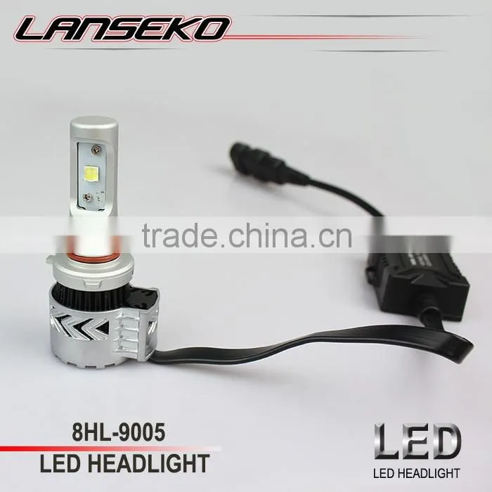 Top brightness design 6000LM single beam 12V 36W auto led 9005 headlight