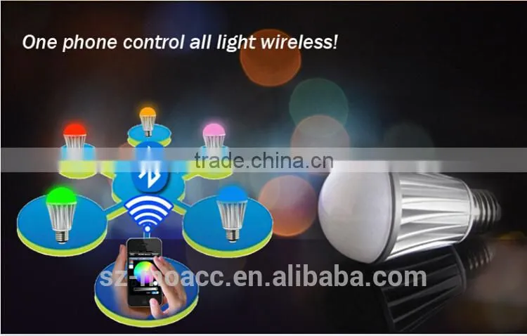 2015 hot selling wireless smart bulb bluetooth led bulb WiFi RGB Smart LED Bulb