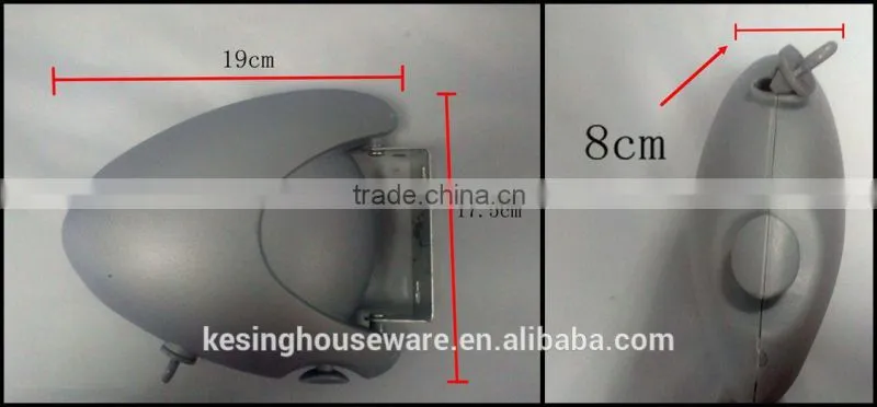 ABS plastic shell and PVC line retractable clothesline rope