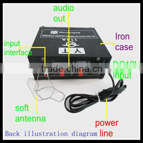 boombox subwoofer amplifier YT-118A with CD/VCD/DVD input