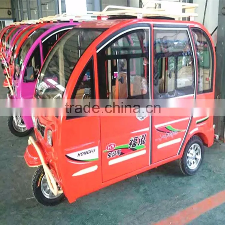 2016 Newest 800w passenger tricycle with brushless dc motor