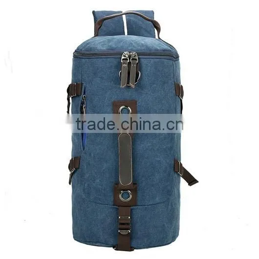Large capacity man travel bag outdoor mountaineering backpack men bags hiking camping canvas bucket shoulder bag