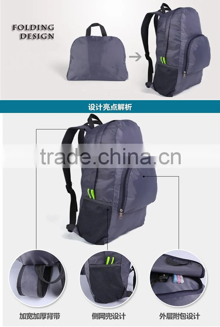 outdoor backpack custom color canvas backpack for teenager