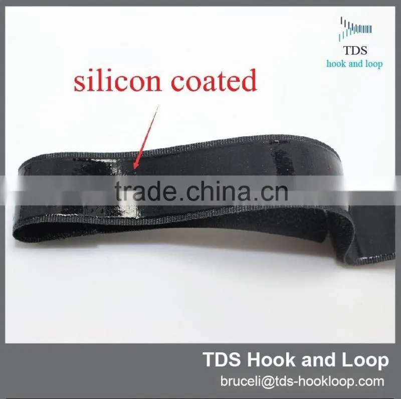 durable custom logo hook and loop non slip buckle strap