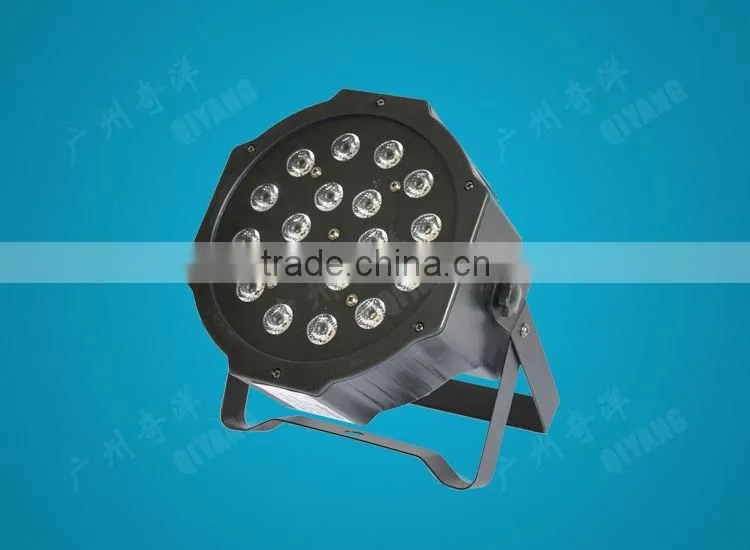 LP7-1803 18pcs 3W RGB plastic flat LED PAR LIGHT