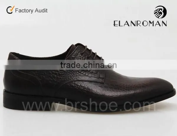 Fashion derby shoes wholesale men dress shoes genuine leather shoes