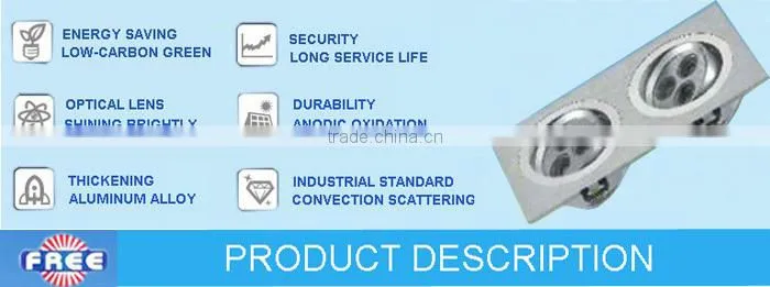 Aluminum hardware fixtures for led ceiling light,6w,alibaba express