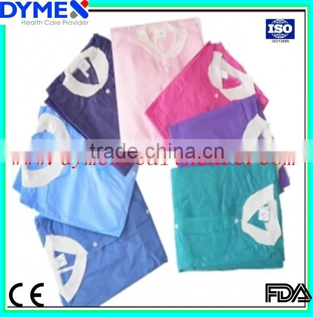 Blue Disposable Surgical Lab Coats