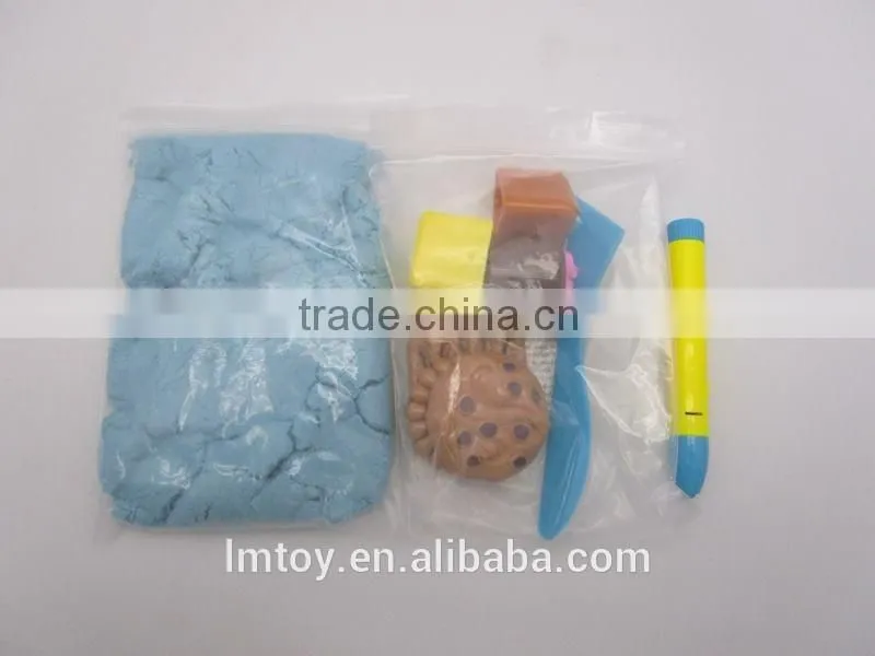 Glow in Dark Beach playing sand for kids,soft moving martian sand for sale
