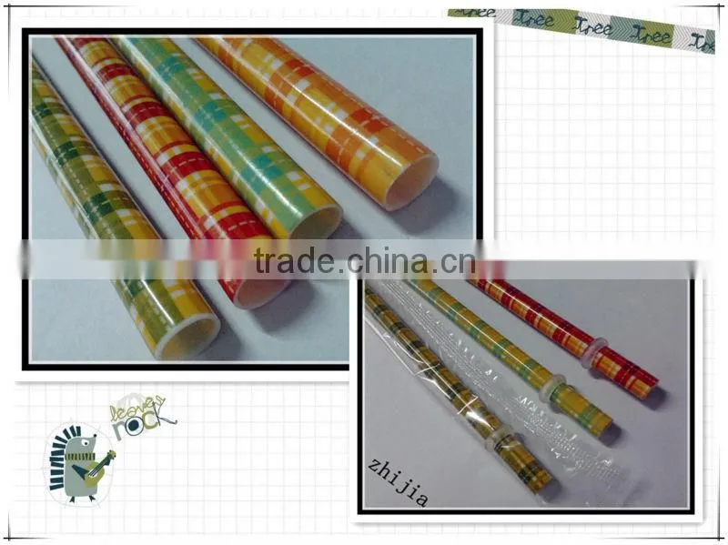 Eco-friendly and straight print drinking straw of pp