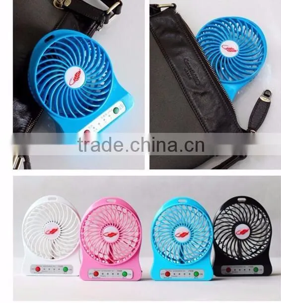 Best gift emergency rechargeable mini usb fan small pocket usb fan,Colorful mini ceiling fan