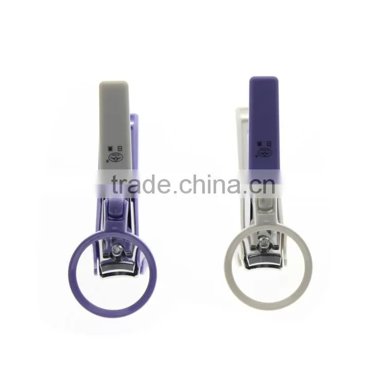 Carbon Steel Precision Nail Clippers With Magnifier