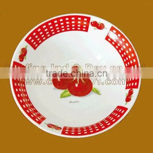 wholesale ceramic plate porcelain soup plate