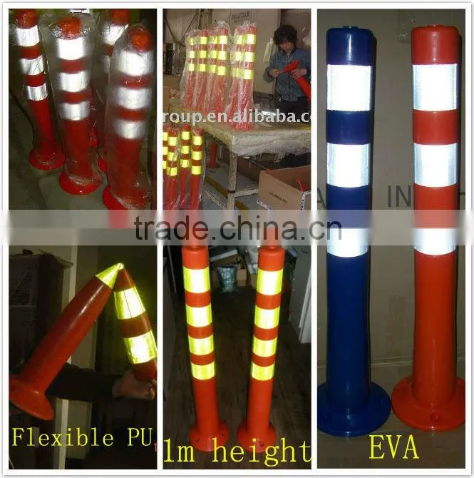 road Safety products Flexible EVA /PU delineator spring post