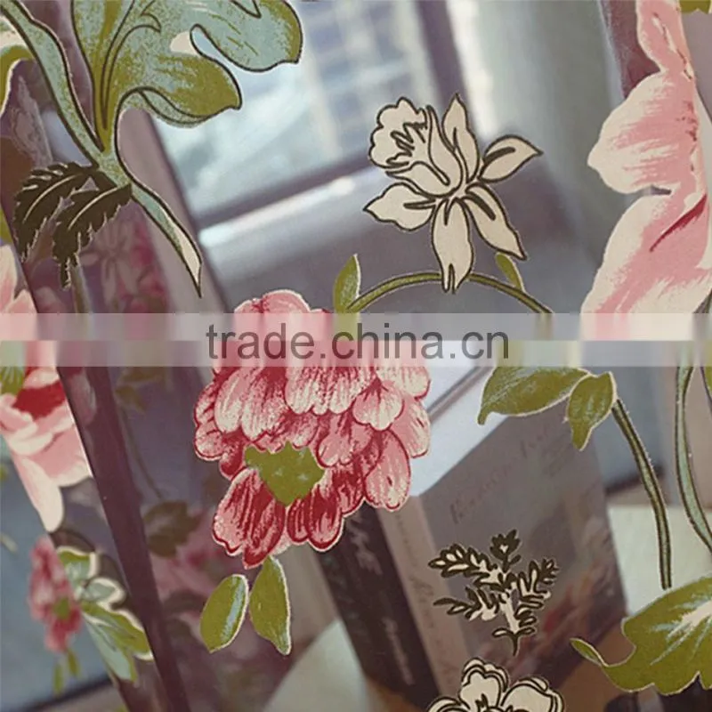 New Tulle Shielding Floral Curtains Window Screen Bedroom Living Room Decorations Curtains/drape/panel/treatment SV029981