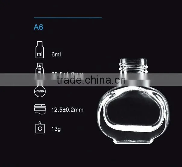 6ml nail polish glass bottle
