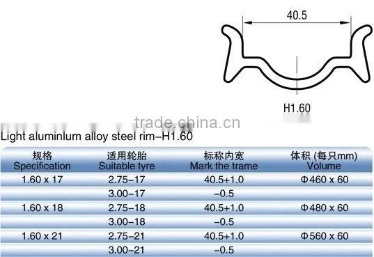 H 1.60 motorcycle alloy rim/Motorcycle Classic and Vintage wheel rim