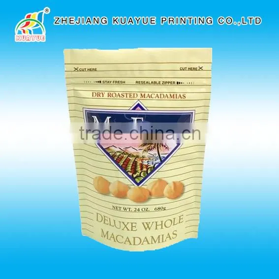 Customized New High Quality Resealable Self Standing Pouch