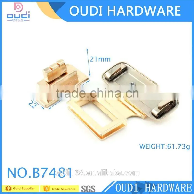 SGS approved factory wholesale light turn lock for women fashion bag making accessories twist lock