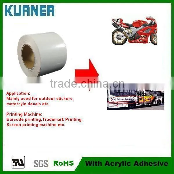 vinyl adhesive of white pvc
