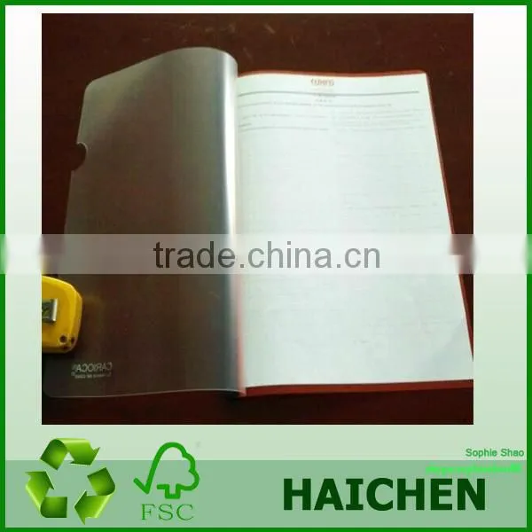 PP Translucent File Folder, Plastic A4 Format Report Files With Slide Fastener