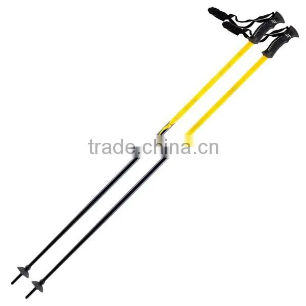 2016 new model alpine ski poles, carbon fiber skiing sticks