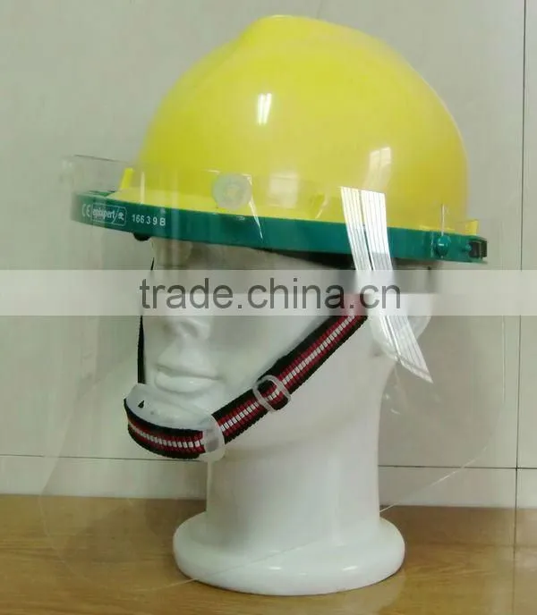 CE standard PA bracket 1.0mm PC visor safety helmet clear face visor