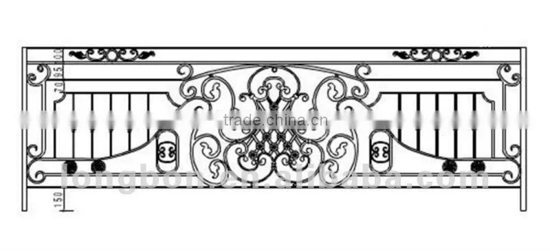 Top-selling exquisite metal balcony fence products