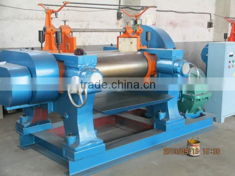 Two Roll Open Type Rubber Mixing Mill / mixing rolling machine with CE