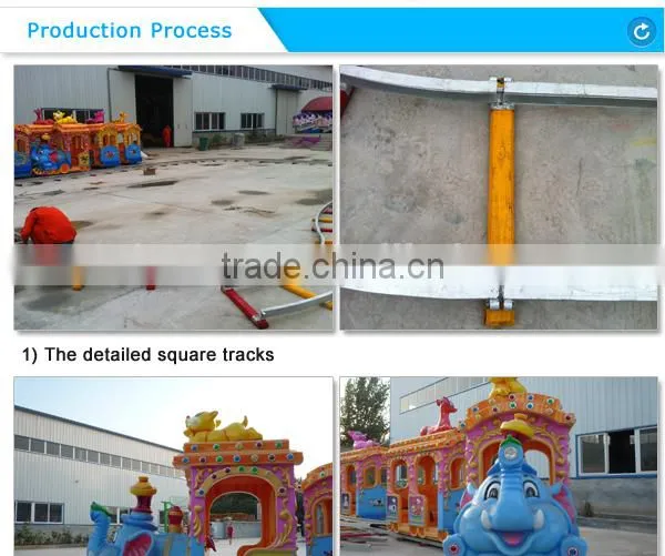 CE beautiful 14 seats electric mini train amusement park toy train