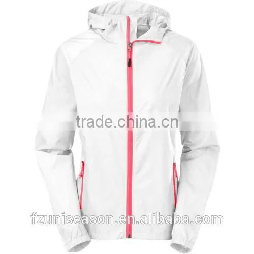 Waterproof nylon lightweight foldable windbreaker