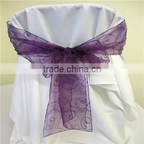 Wedding Satin Chair Sash